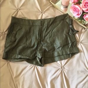 Green shorts